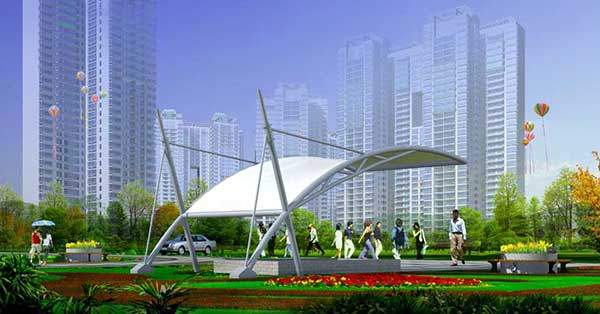 排球場膜結(jié)構(gòu)