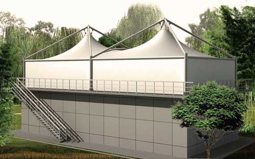 海濱娛樂休閑建筑膜結(jié)構(gòu)