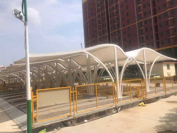 氣浮池蓋膜結(jié)構(gòu)工程