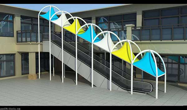 大巴車停車棚膜結構