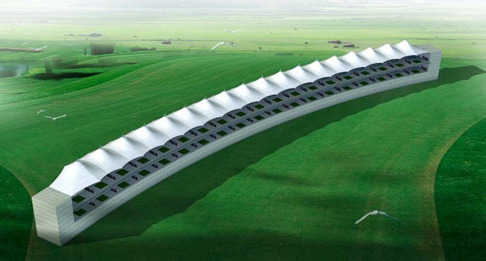 海邊景觀膜結(jié)構(gòu)