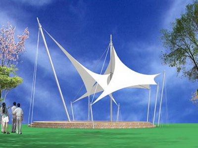 反吊式膜結(jié)構(gòu)