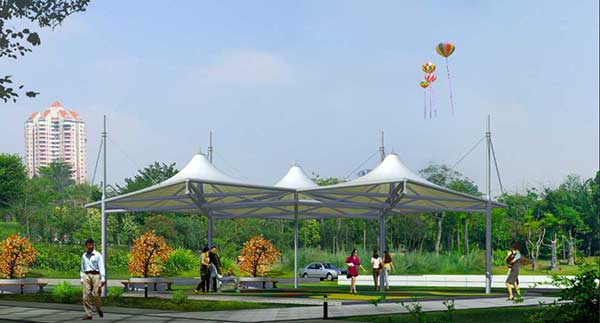 高爾夫球場(chǎng)膜結(jié)構(gòu)