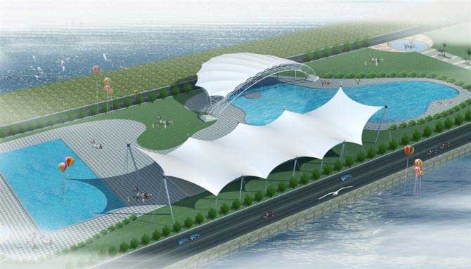 膜結(jié)構(gòu)遮陽(yáng)傘