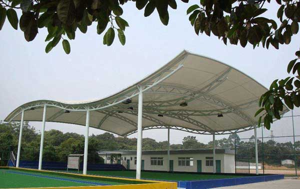 浙江杭州星野花苑北區(qū)、光明小區(qū)修建電動自行車膜結(jié)構(gòu)停車棚工程