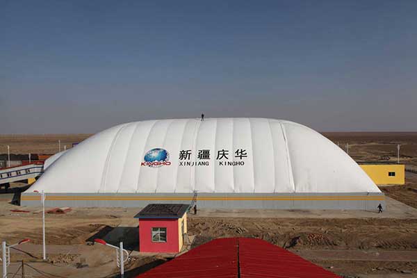 山東省醫(yī)學(xué)科學(xué)院附屬醫(yī)院新建污水池膜結(jié)構(gòu)