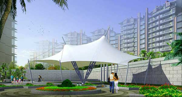 建筑出入口膜結(jié)構(gòu)