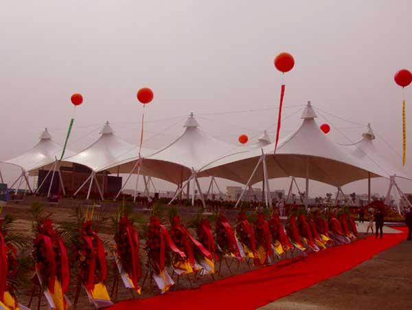 膜結構看臺安裝工程