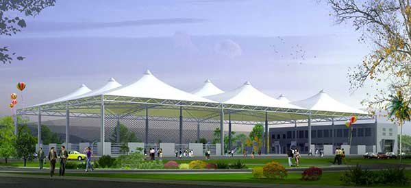 奎屯etfe膜結構搭建