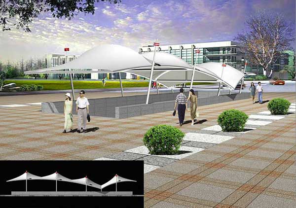 籃球場膜結(jié)構(gòu)